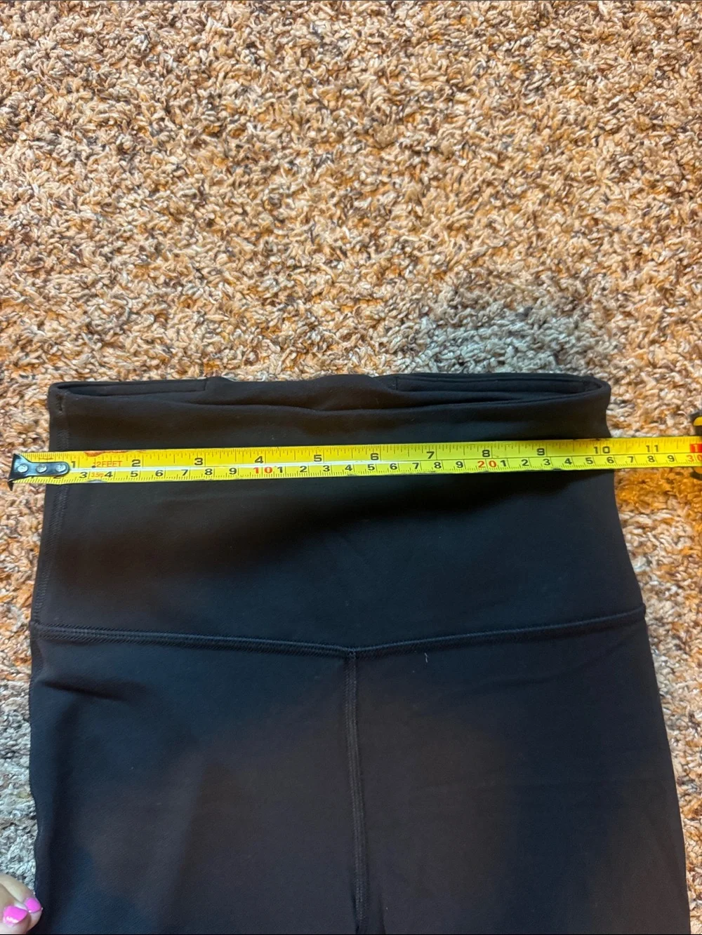lululemon athletica Black High-Waist Wide-Leg Capri length Yoga Pants